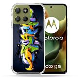 Cokitec Versterkte hoes voor Motorola G15 Street Art Graffiti
