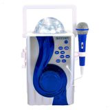 Bontempi Enceinte de karaoké électrique avec microphone sans fil Transparent
