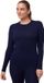 DANISH ENDURANCE Thermoshirt Lange Mouwen Dames Merino Wol Donker Marineblauw L