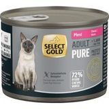 SELECT GOLD Pure Adult Paté Paard 6x200 g