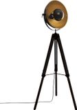 b-home-interieur.be Staande Lamp - Driepoot lamp - loft zwart / Goud - diameter 67 x hoogte 162cm