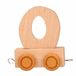 Lettre en bois train O