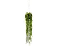 Senecio Kunstmatige Hangmand op Aardebol Groene Planten Kunstplant Kamerplant Zijden Bloemen Decoratie Groene Erwt aan een Lint Erwtenplant Parelsnoer Struik