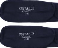 Suitable Sokken 3-Pack Donkerblauw - Maat 39-42 - Heren - Halfhoge sokken