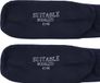 Suitable Sokken 3-Pack Donkerblauw - Maat 39-42 - Heren - Halfhoge sokken