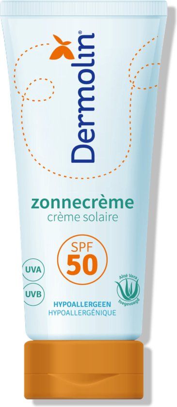 Dermolin Zonnecrème SPF 50 - 75ml - Tube