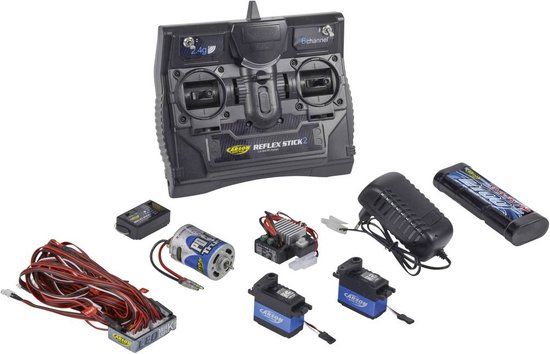 Carson Modelsport Carson Modellsport Reflex Stick Truck-Set RC handzender 2,4 GHz 6 kanalen - Incl. ontvanger