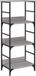 vidaXL Boekenrek 50x33x117,5 cm bewerkt hout grijs sonoma eikenkleurig