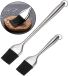Marque générique Brosses de barbecue en silicone, set de 2 pièces, blanc