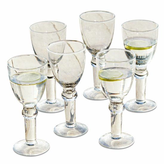 LOBERON Wijnglas set van 6 Devon helder