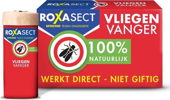 Roxasect Vliegenvanger Plakstrip - 4 stuks