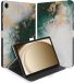 B2Ctelecom Samsung Galaxy Tab A9 Plus Tablethoesje Marmer Groen