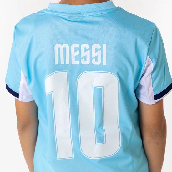 AFA Messi Argentinië Thuis Shirt Kinderen Blauw/Wit