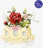 Pantasy 15027 Rose Cart : kit de construction à emboîter