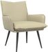 vidaXL Fauteuil crème kunstleer