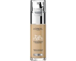 L'Oréal True Match Foundation 6.N Honey - Natuurlijk Dekkende Foundation met Hyaluronzuur en SPF 17 - 30 ml