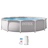 Intex 26712ND 3,66 m x 76 cm Prism Frame Premium Pool Set (incl. filterpomp)