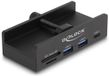 Delock External USB 5 Gbps Hub with 2 x USB Type-A, 1 x USB Type-C™ and SD + Micro SD Slot with Locking Screw