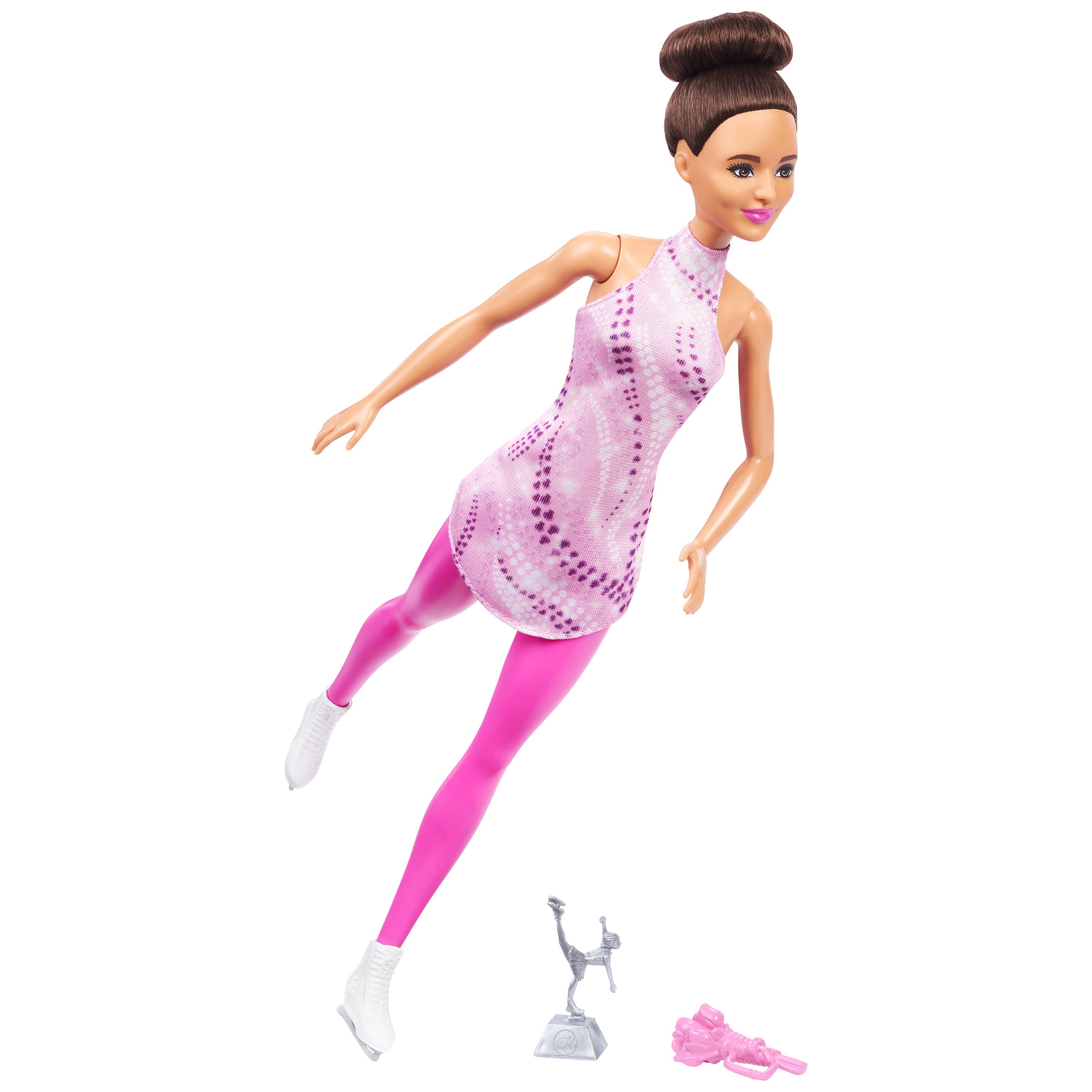 Barbie Kunstschaatsster pop - Fashion Doll - Meerkleurig