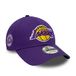 New Era Los Angeles Lakers NBA Team Side Patch Violet 9Forty Casquette Réglable