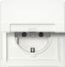 GIRA TX44 waterdicht 1V Wandcontactdoos met randaarde klapdeksel Zuiver wit 445466