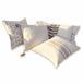 LOBERON Kussenhoes set van 4 Olette crème/bruin