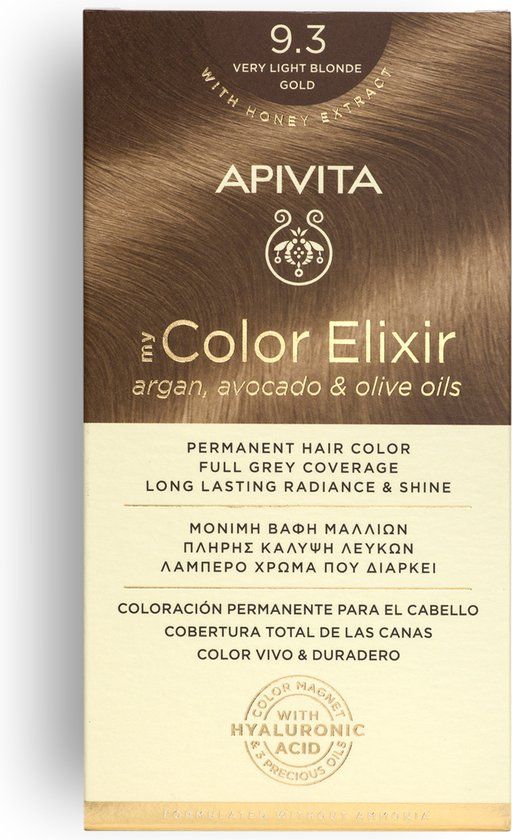 Apivita My Color Elixir 9.3 Very Light Blonde Gold - 50ml