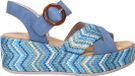 Rieker Sandalen Hak Sandalen Hak - Blauw - Maat 41