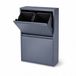 Relaxdays Poubelle - 4 compartiments (chacun 18 litres) - anthracite
