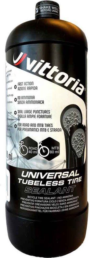 Prevention Vittoria Universal Tubeless Sealant 1000ml Zwart