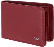 Golden Head Leren portemonnee Polo RFID Protect Minischeintasche 1196 Rot donkerrood
