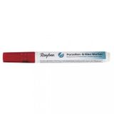 Rayher Hobby Glas/Porselein Marker Rood