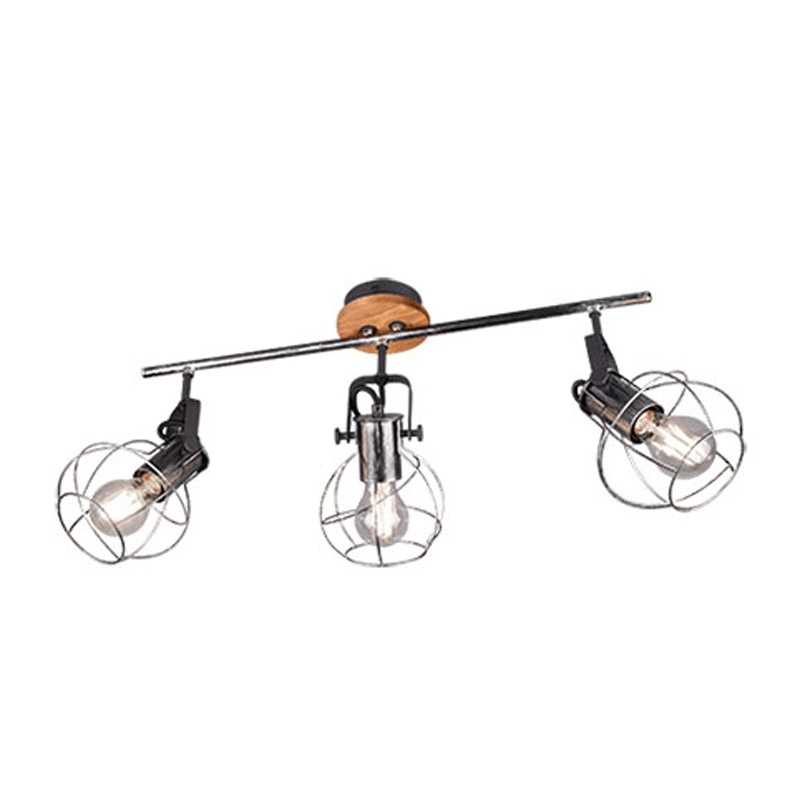 Trio Spotlamp Madras 3-lichts Zilver 805300388