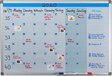 Relaxdays Whiteboard Planner - Weekplanner - Magnetic - 60 x 90 cm - White