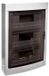 Panasonic VIKO van Panasonic Wandmontage verdeelpanelen, 3x12, 3-rijig, 36 modules, IP40, transparante deur