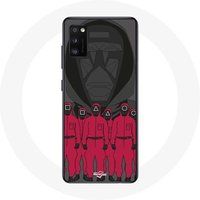 Maniacase Hoesje voor Samsung Galaxy S20 plus Inktvis Game Poster maskers personages