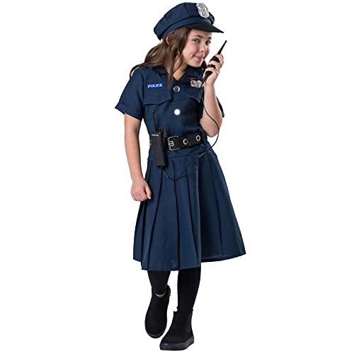 dress UP America Meisjes Politie Pak Sassy Politie Jurk