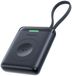 Baseus EnerFill FW11 - Powerbank - Magnetisch Draadloos Opladen - Ingebouwde USB-C Kabel - 1640 mAh - Zwart