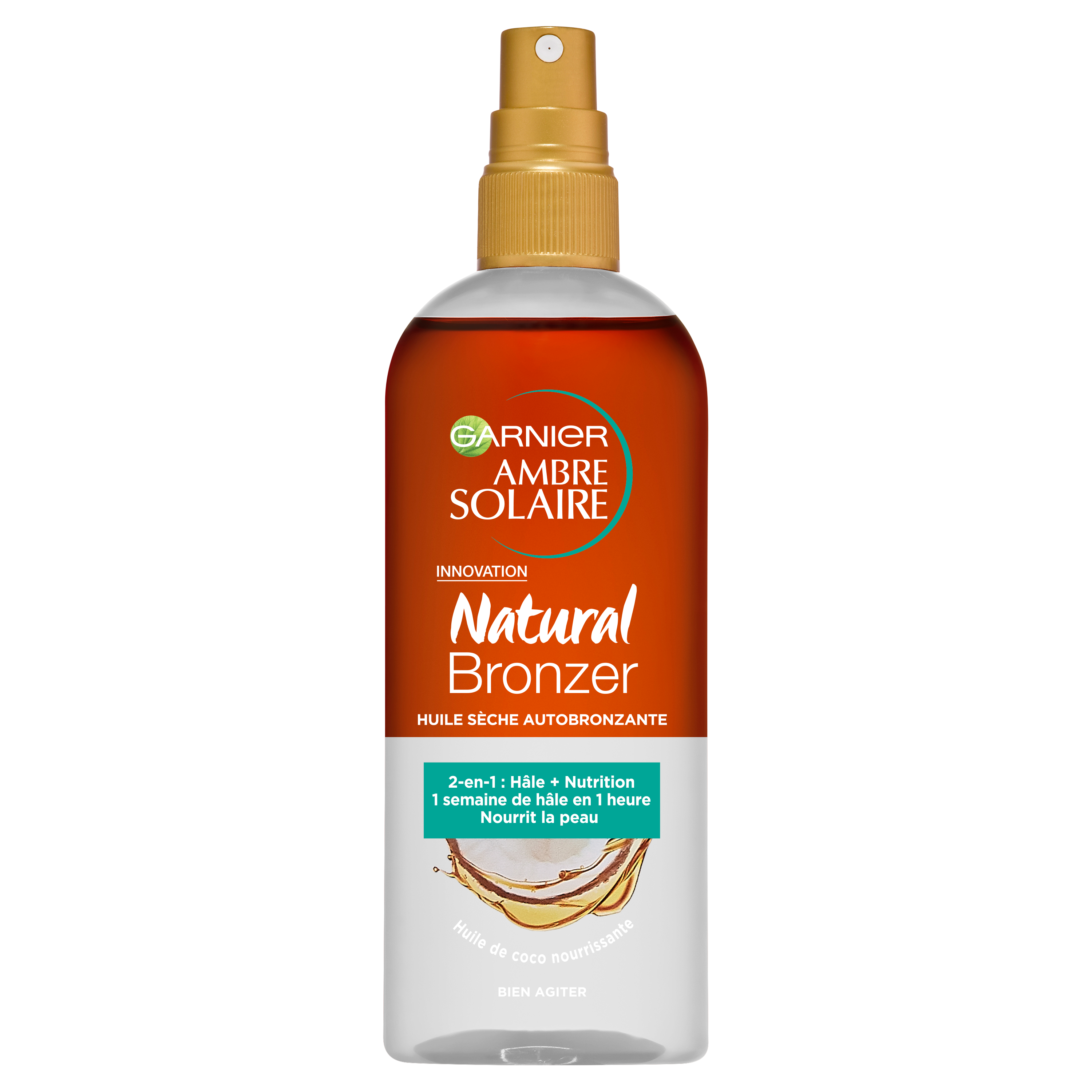 Garnier Ambre Solaire Zelfbruinende Bifase Olie Kokos - 150 ml