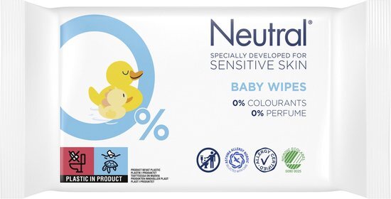 Neutral Baby doekjes (63st)