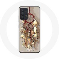 Maniacase Etui voor Samsung Galaxy A13 5G Dreamcatcher bruin