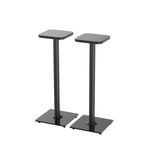 Relaxdays Luidsprekerstandaard - 2 stuks - 78,5x30x30 cm - Zwart