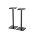 Relaxdays Luidsprekerstandaard - 2 stuks - 78,5x30x30 cm - Zwart