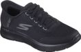 Skechers 216332 BBK Heren Instap Slip-in Sneakers Zwart