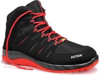 Elten Werkschoenen - MADDOX black-red Mid ESD S3 - Unisex