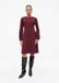 s.Oliver Gebreide jurk bordeaux