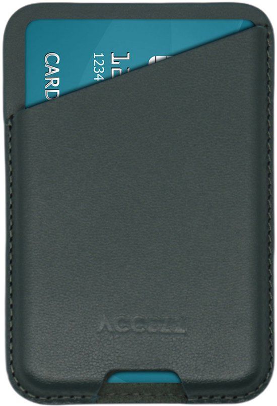 Accezz Leren Pasjeshouder - Wallet Kaarthouder - Cedar Green