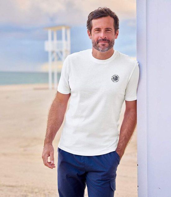 ATLAS FOR MEN - Set van 7 effen T-shirts Palm Coast - Heren - 4XL