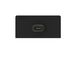 Kindermann Konnect design klikconnectorpaneel met genderwisselaar, USB type C, antraciet