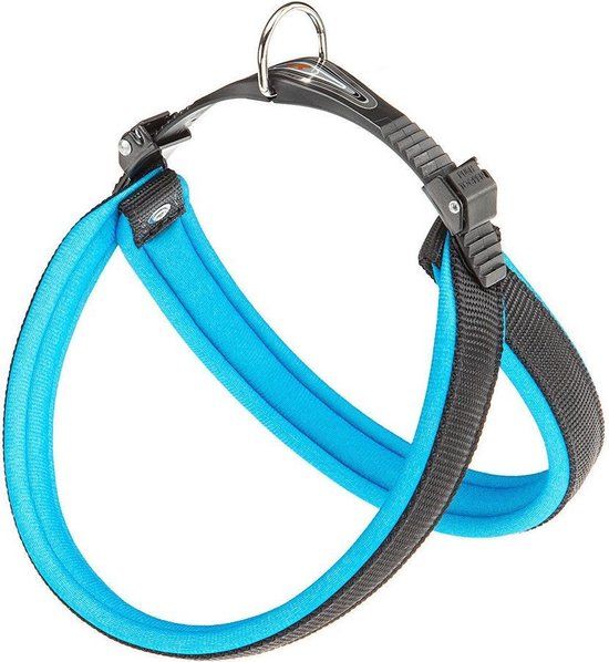 Ferplast Agila Fluo Hondentuigje - Blauw - Maat 7 (63-71cm)